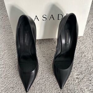 Casadei Sleek Black Heels